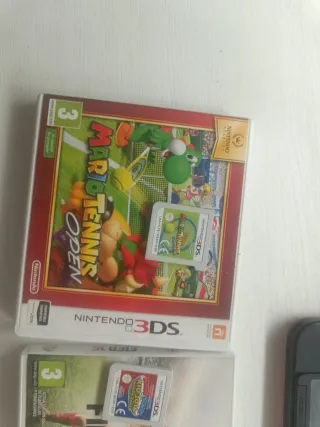 Nintendo 3DS XL Negra y Roja + 5 Juegos