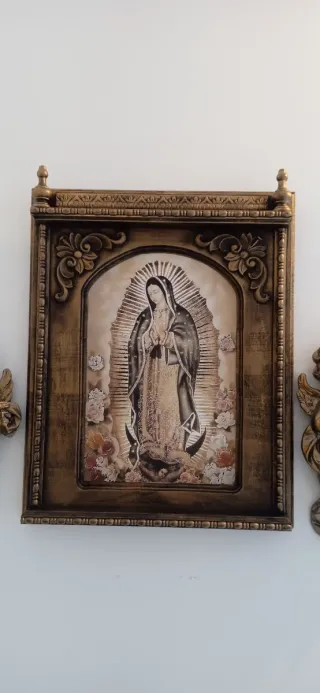Retablo Virgen María y Ángeles