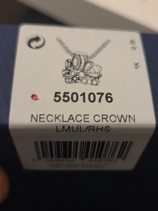 Collar Swarovski Be a Queen Corona Rosa
