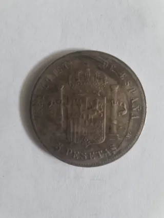 COPIA. Moneda 5 Pesetas 1876