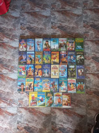 Lote Películas VHS Disney y Animación