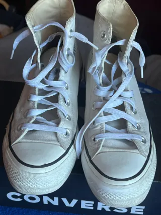 Botas Converse Blancas Talla 37.5