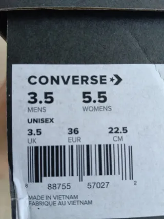 Zapatillas Converse Blancas de piel