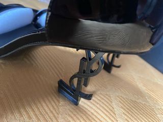 Saint Laurent Tacchi Neri Vernice