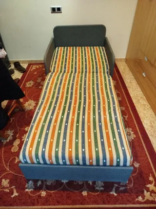 Sofá cama individual multicolor
