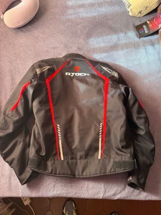 Chaqueta Moto Rytech Talla M Negra Roja