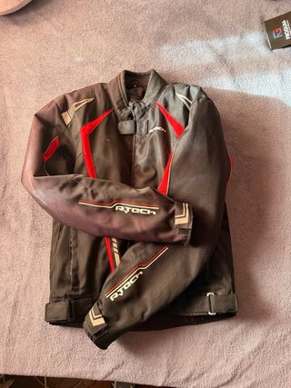 Chaqueta Moto Rytech Talla M Negra Roja
