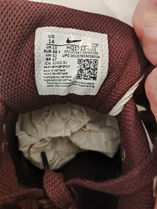 Nike Air Max 90 Talla 48.5 Marrón/Blanco