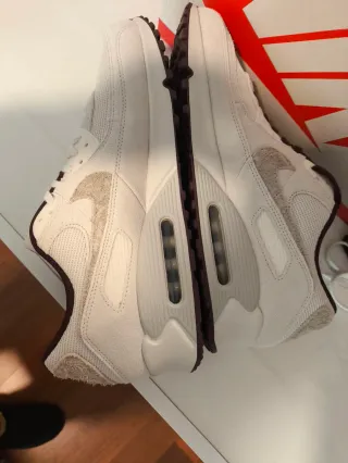 Nike Air Max 90 Talla 48.5 Marrón/Blanco