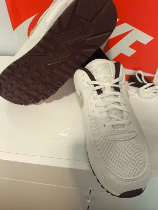 Nike Air Max 90 Talla 48.5 Marrón/Blanco