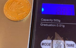 Moneda Oro Alfonso XII 25 Ptas 1880