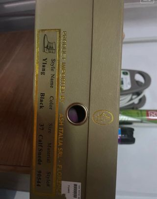 Botines ASH negros talla 37