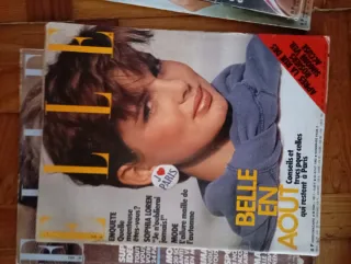 Lote revistas moda francesas Elle 1981-1982