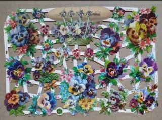 Lamina Cromos troquelados EF 7414. Pensamientos