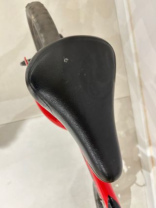 Bicicleta de equilibrio infantil roja