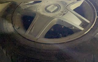 4 llantas con gomas para cambiar