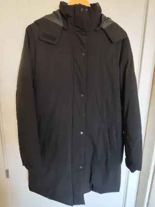 Parka negra mujer talla M