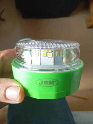 Señal de emergencia LED con batería