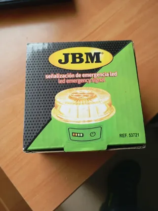 Señal de emergencia LED con batería