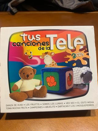 Lote 3 CDs Infantiles Miliki + 1 DVD 5 CD+1 DVD