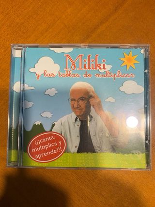 Lote 3 CDs Infantiles Miliki + 1 DVD 5 CD+1 DVD