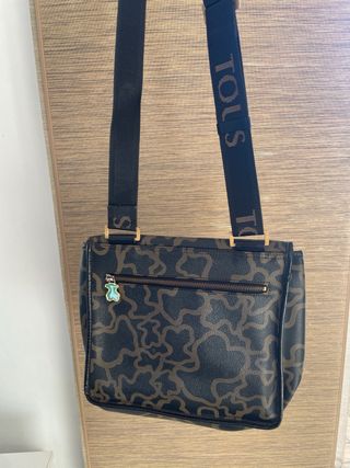 Bolso Tous Original Vintage Negro y Marrón