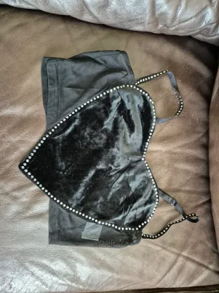 Conjunto Falda/Top/Guantes Talla S