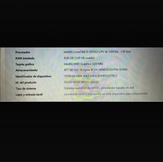 Ordenador portátil HP Plata