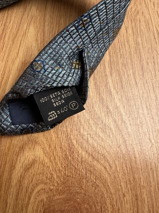 Corbata Ermenegildo Zegna Azul Gris