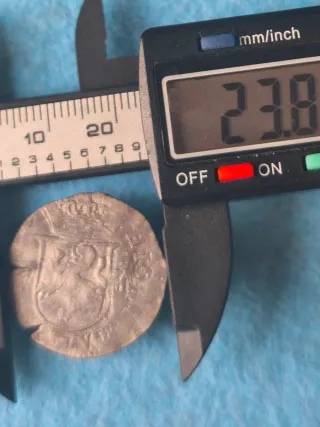 Felipe II 1 Cuartillo vellón TOLEDO 8.5 maravedis