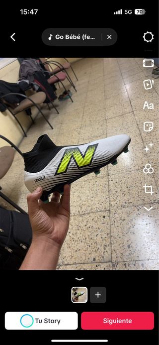 Botas Fútbol New Balance Tekela v4 Talla 45.5