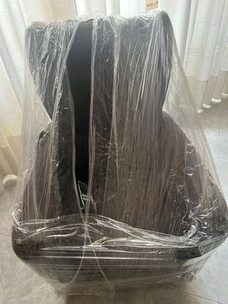 Poltrona Relax Tessuto Marrone