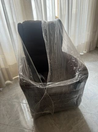 Poltrona Relax Tessuto Marrone