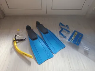 Aletas y tubo Cressi Talla 39/40