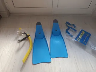 Aletas y tubo Cressi Talla 39/40