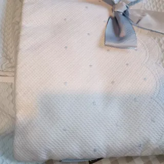 Saco paseo piqué azul Uzturre