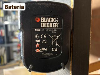 Taladro atornillador Black&Decker EPC12 12V
