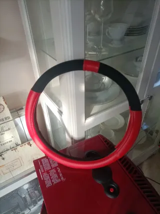 Funda Volante Sparco Negra y Roja