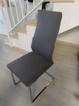 6 Sillas Grises para Comedor