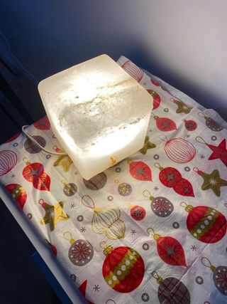 Lámpara de sal natural piedra