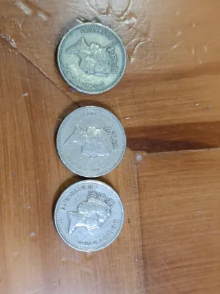 Lote de 3 monedas antiguas