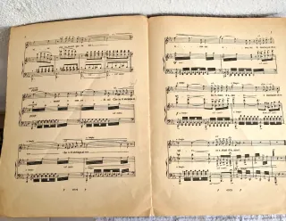 Partitura Antigua Art Nouveau - Luigi Denza 1900