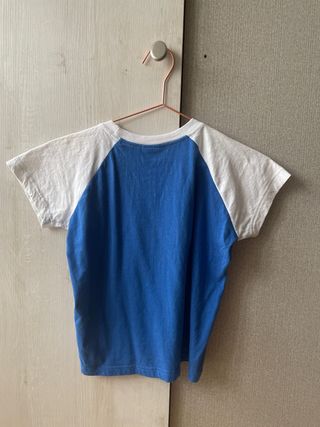 Camiseta niño/a Italia azul y blanca