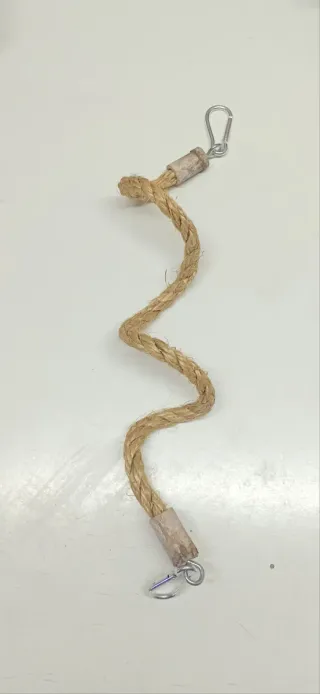 Juguete espiral  para agapornis/periquitos/pájaros