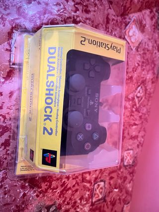 Mando Sony DualShock 2 Negro PS2 Original
