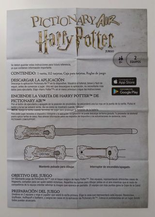Juego de mesa Pictionary Air de Harry Potter