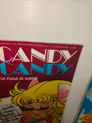 Lotto Fumetti Candy Candy anni 80, LEGGI
