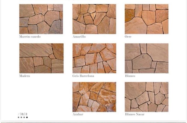 Piedra Irregular Varios Modelos desde 12 eur/m2
