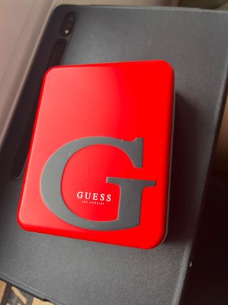 Billetera Guess Negra Cuero Hombre