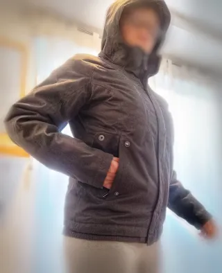 Chaqueta de nieve para mujer gris